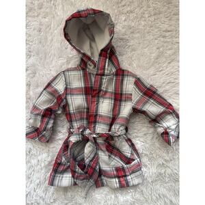 Petit Lem Toddler Sz. 6/12 Mo Plush Lined Bathrobe. Adorable